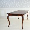 英国調 クイーンアン様式 ダイニングテーブル ブラウン 幅170cm 画像12