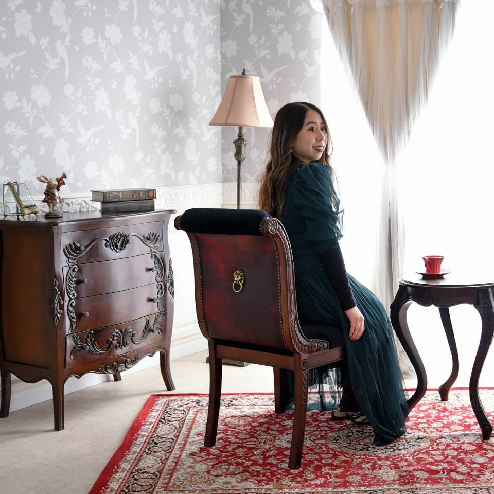 アンリヴェルデ ヴェネチアン ハンドルダイニングチェア 幅54cm 画像2