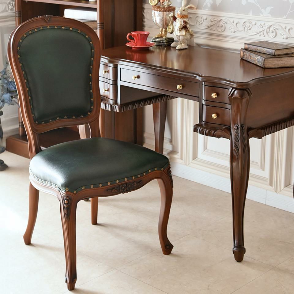 アンリヴェルデ ダイニングチェア グリーン 幅52cm 画像1