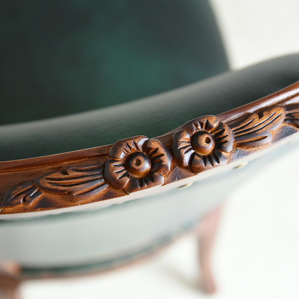 アンリヴェルデ ダイニングチェア グリーン 幅52cm 画像8