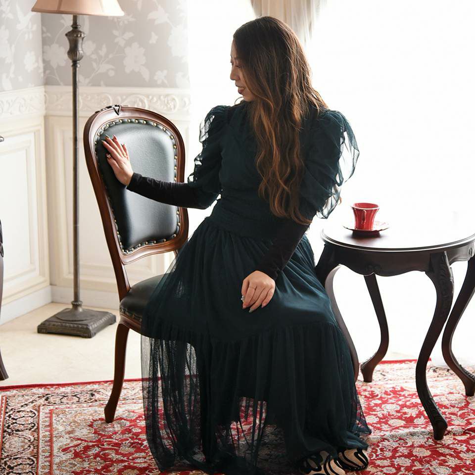 アンリヴェルデ ダイニングチェア グリーン 幅52cm 画像12