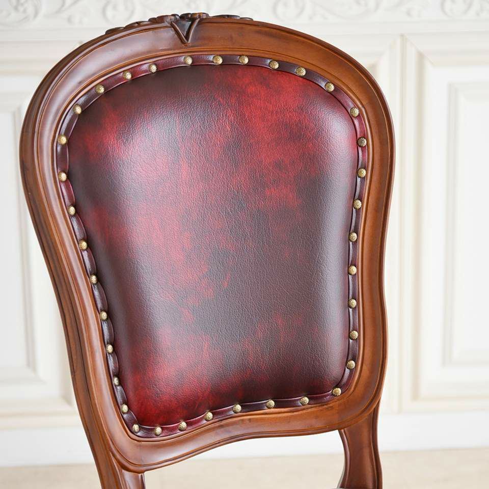 アンリヴェルデ ダイニングチェア ワイン 幅52cm 画像6