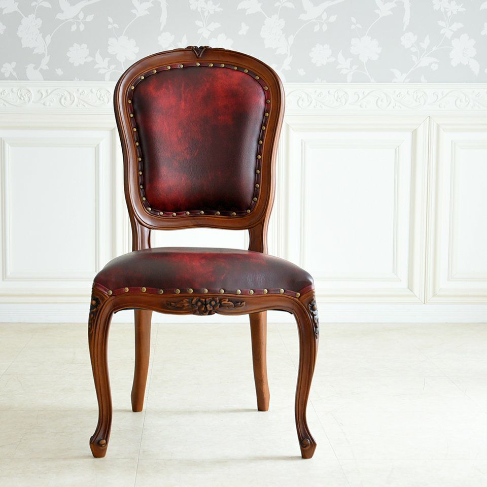 アンリヴェルデ ダイニングチェア ワイン 幅52cm 画像15サイズ詳細