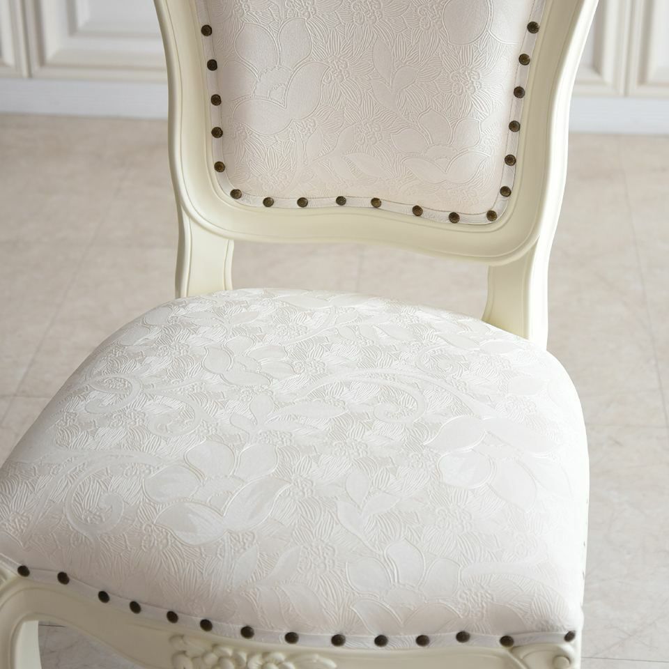 アンリヴェルデ ダイニングチェア アイボリー 幅52cm 画像10