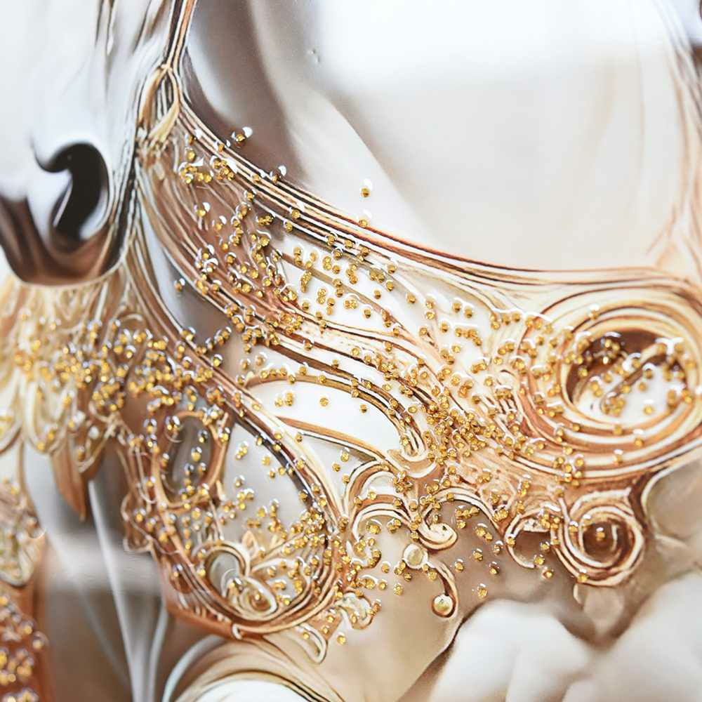 クリスタルアート 「マジェスティック グレイス」 50×70cm 画像5