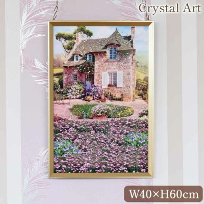 ＼12％OFF／ クリスタルアート 「スパークリング パラダイス」 40×60cm [Y]