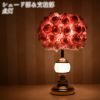 Rose テーブルランプ ピンク 高さ40cm 画像2