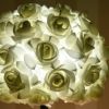 Rose テーブルランプ ホワイト 高さ40cm 画像7