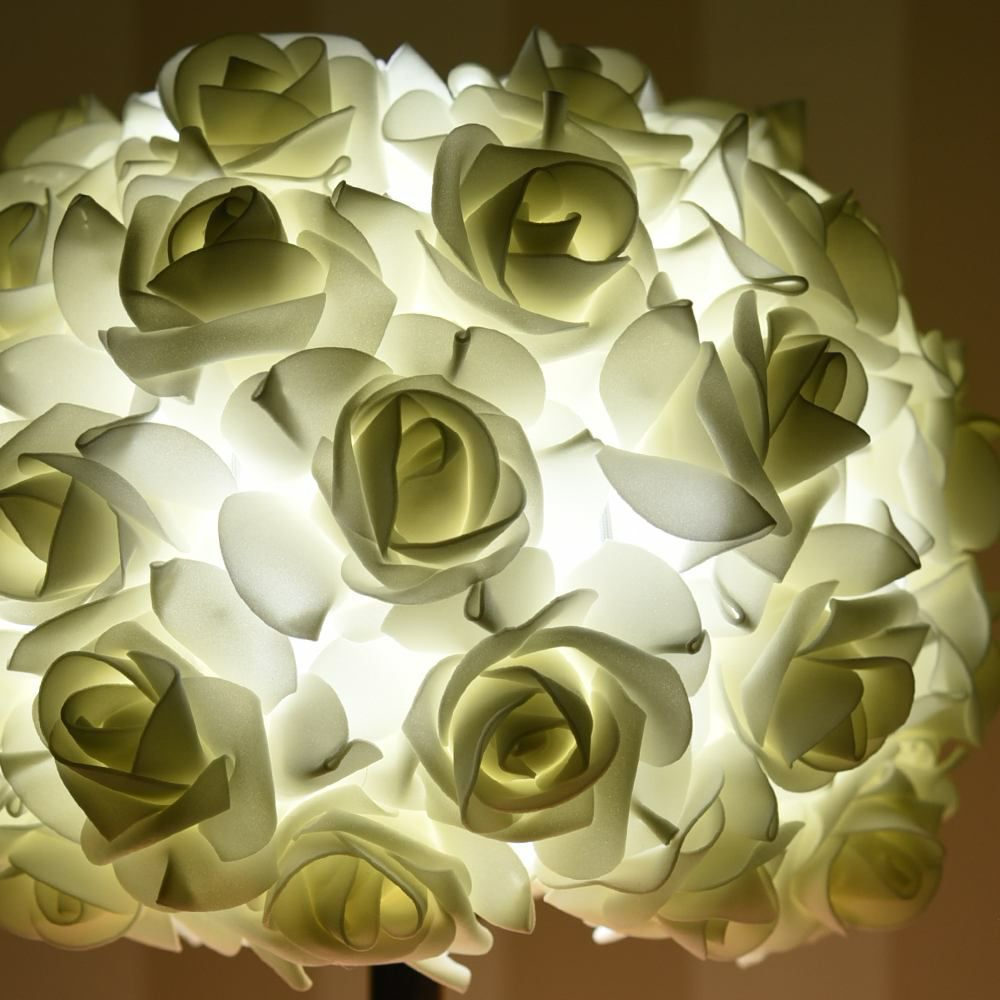 Rose テーブルランプ ホワイト 高さ40cm 画像7