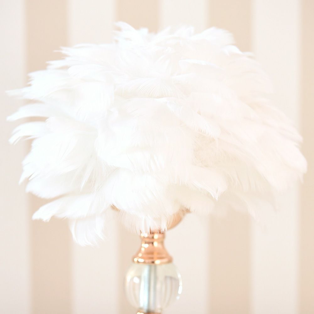 Feather テーブルランプ ホワイト 高さ32cm 画像4