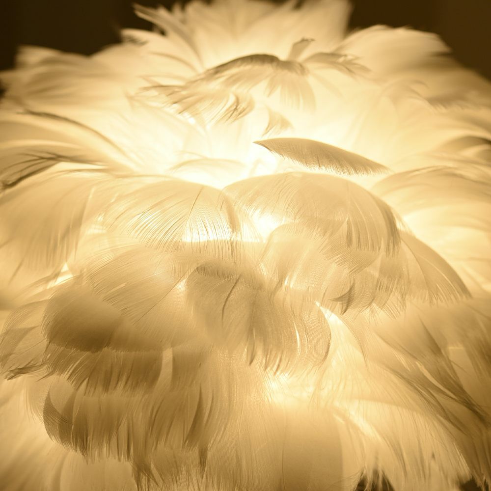 Feather テーブルランプ ホワイト 高さ32cm 画像7