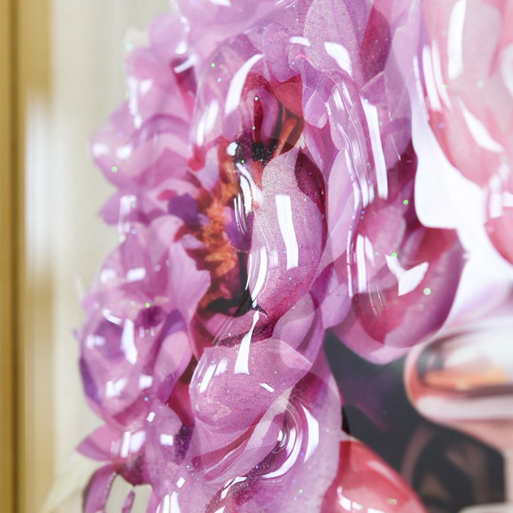 ３Dアート 「ヴァイオレット レヴェリー」 20×30cm 画像5