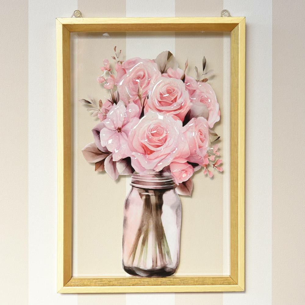 ３Dアート 「ローズ エッセンス」 20×30cm 画像2