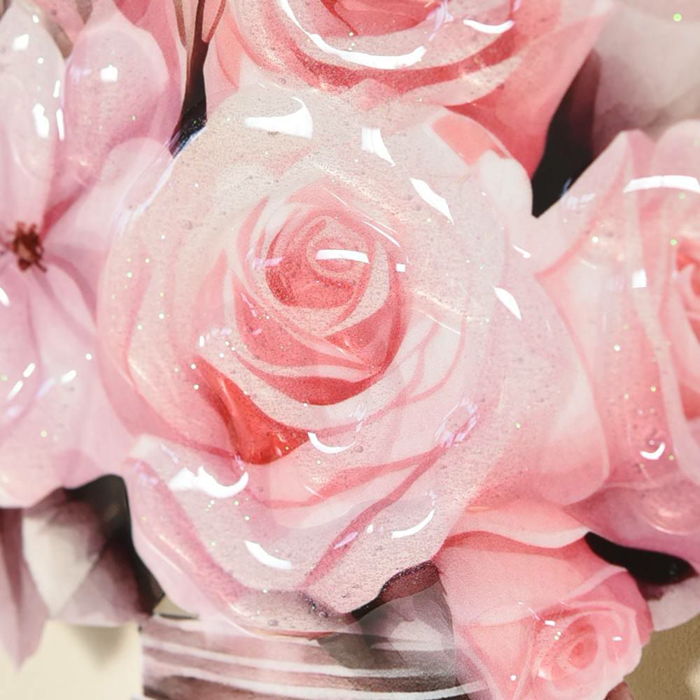 ３Dアート 「ローズ エッセンス」 20×30cm 画像5