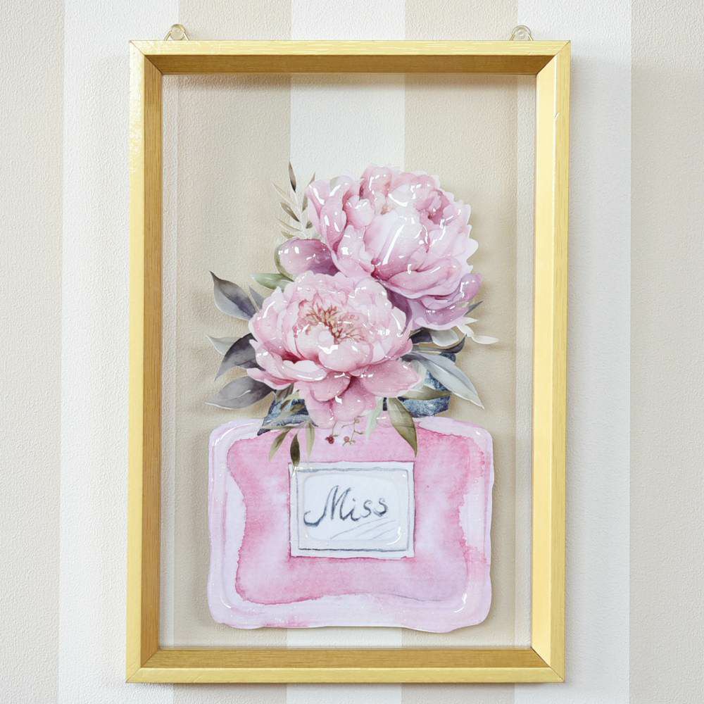 ３Dアート 「ピンク ドリーム」 20×30cm 画像2