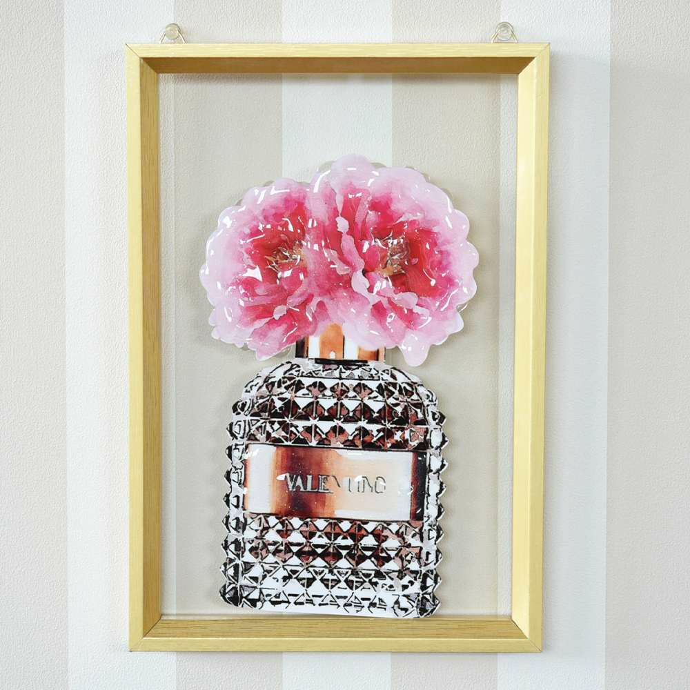 ３Dアート 「ミッドナイト ブロッサム」 20×30cm 画像2