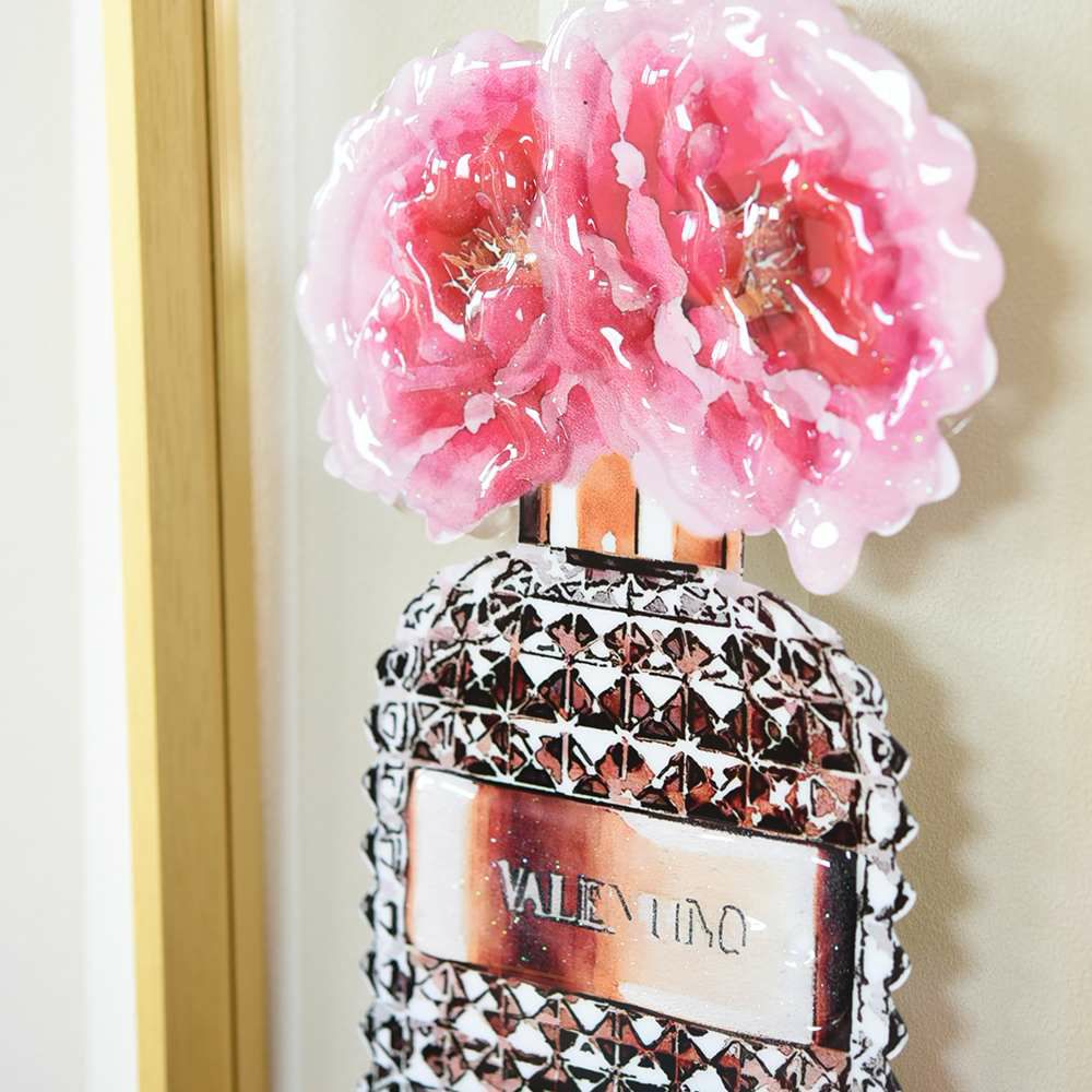 ３Dアート 「ミッドナイト ブロッサム」 20×30cm 画像3