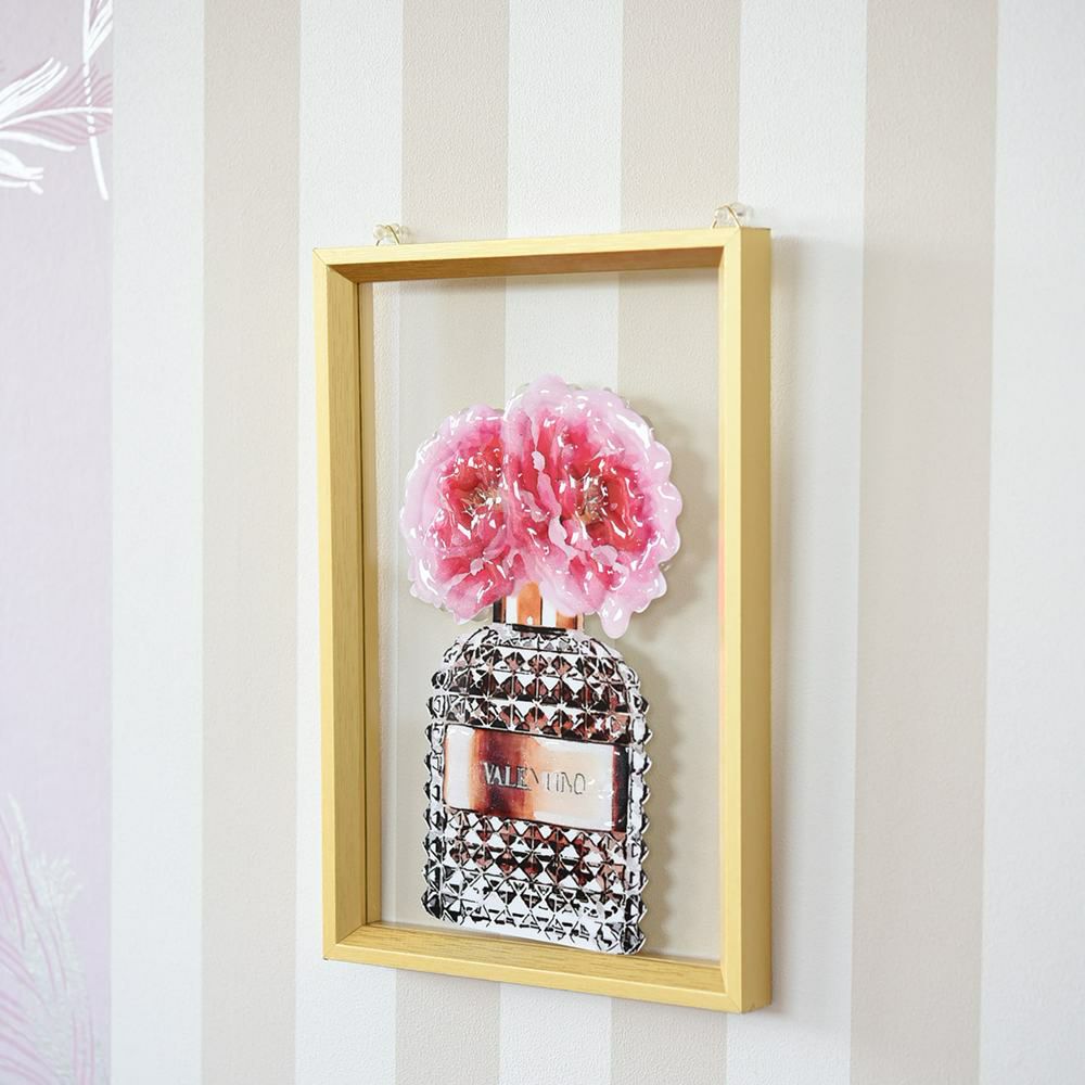 ３Dアート 「ミッドナイト ブロッサム」 20×30cm 画像7