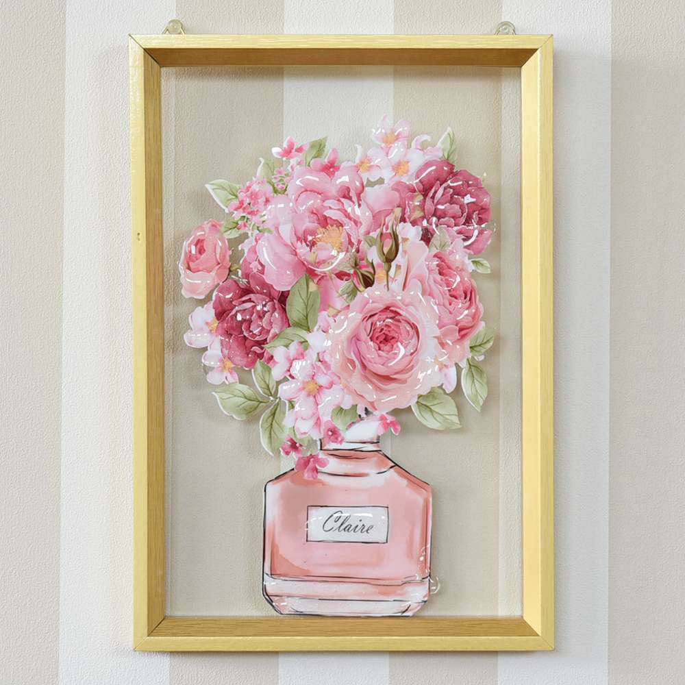 ３Dアート 「フローラル ミスト」  20×30cm 画像2