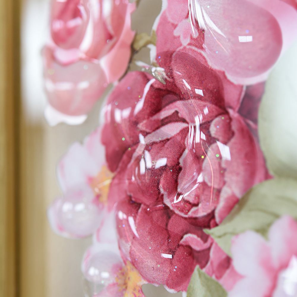 ３Dアート 「フローラル ミスト」  20×30cm 画像5