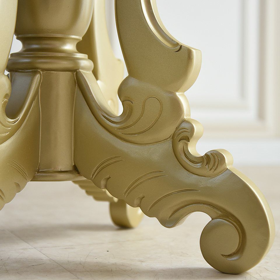 King＆Queen ロココ ゴールド 王宮のサイドテーブル 直径60cm 画像9