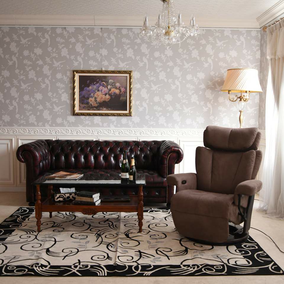 ホワイトチャペル パーソナルチェア 電動 ブラウン 画像2