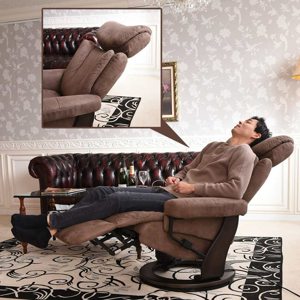 ホワイトチャペル パーソナルチェア 電動 ブラウン 画像5