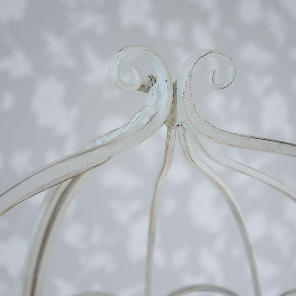 ガーデン ファンタジー ファニチャー アイアン ハーフムーンドームS ベンチ付 幅68cm 画像7