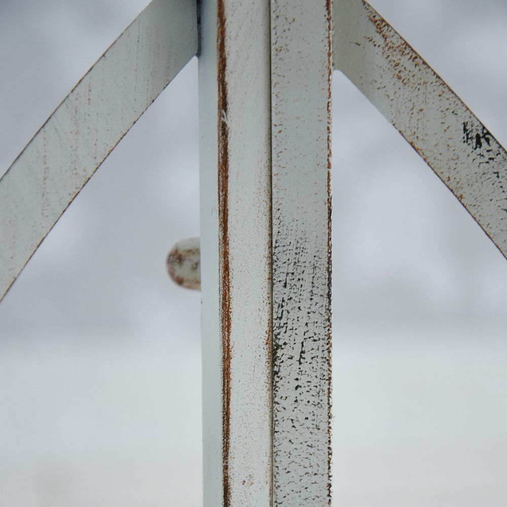 ガーデン ファンタジー ファニチャー アイアン ハーフムーンドームS ベンチ付 幅68cm 画像11