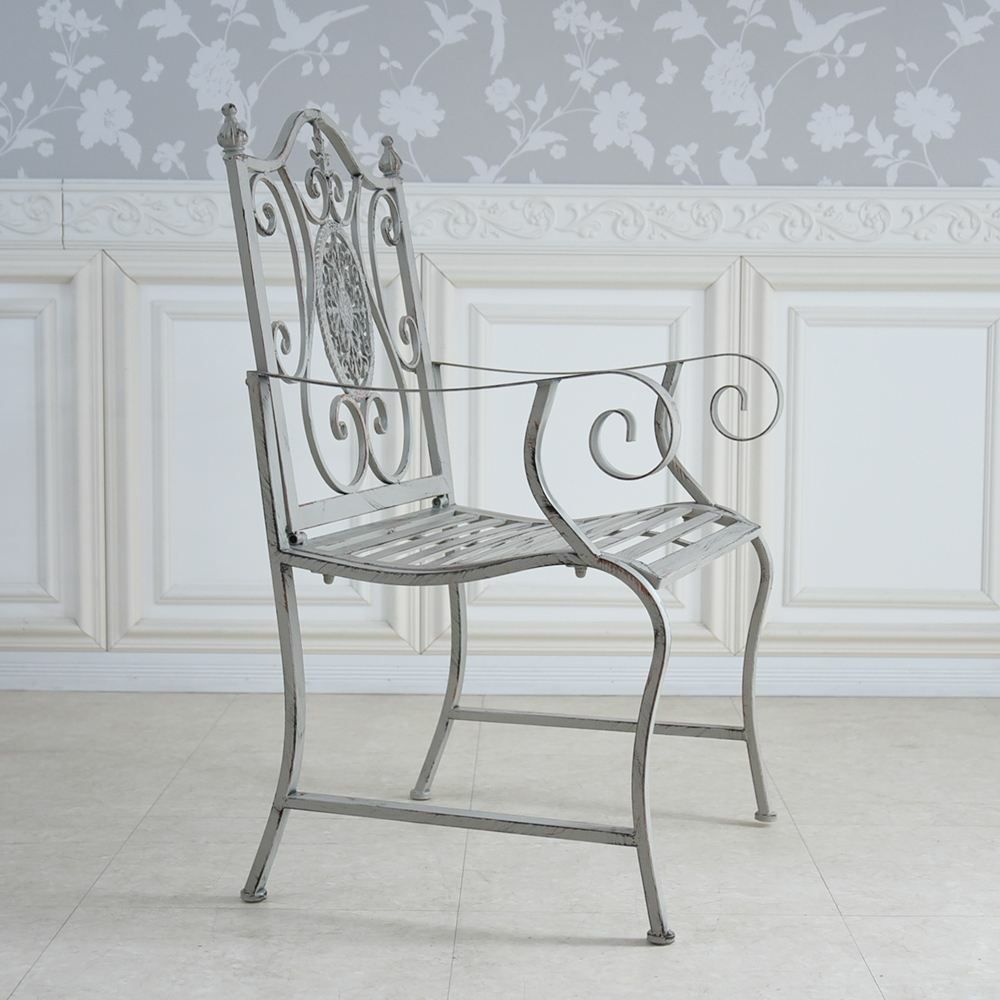 ガーデン ファンタジー ファニチャー アイアン 1Pチェアー 幅53cm 画像4