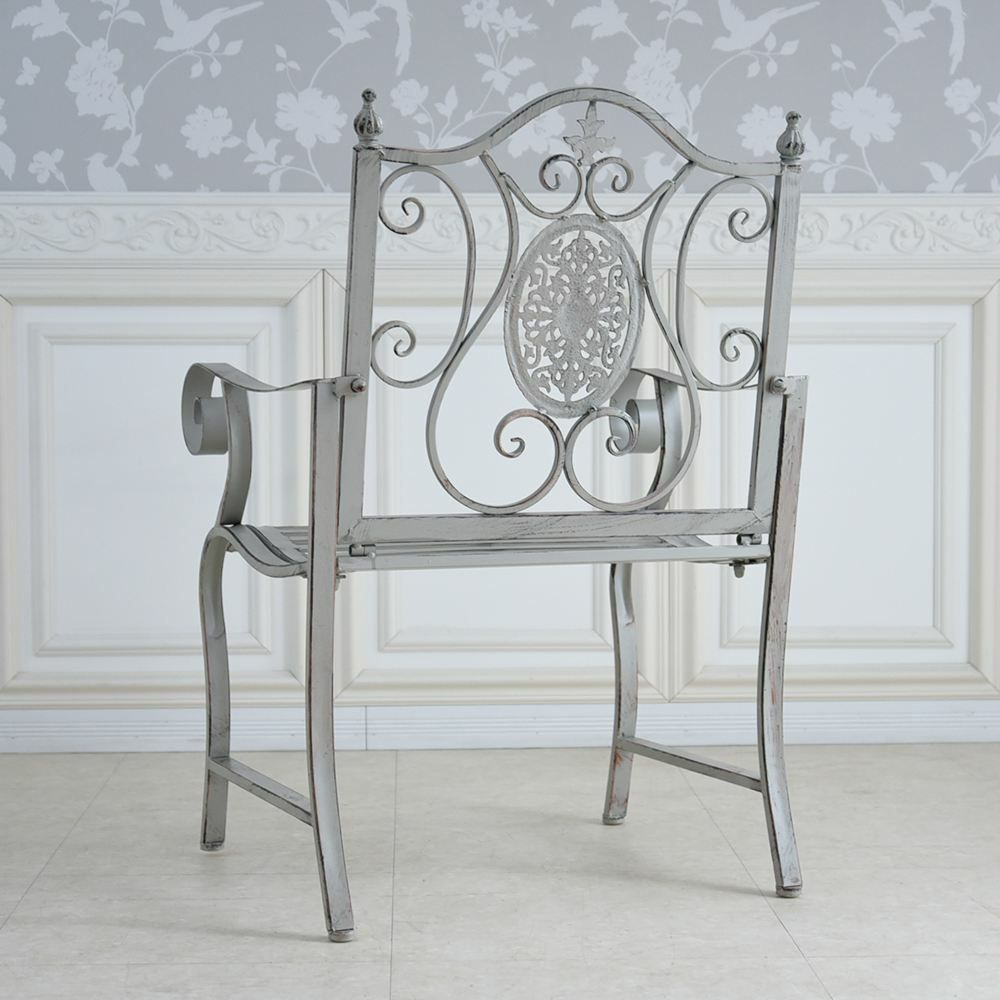 ガーデン ファンタジー ファニチャー アイアン 1Pチェアー 幅53cm 画像5