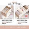 姫系 4段チェスト クリスタル調 ハンドル ホワイト 幅60cm 画像5