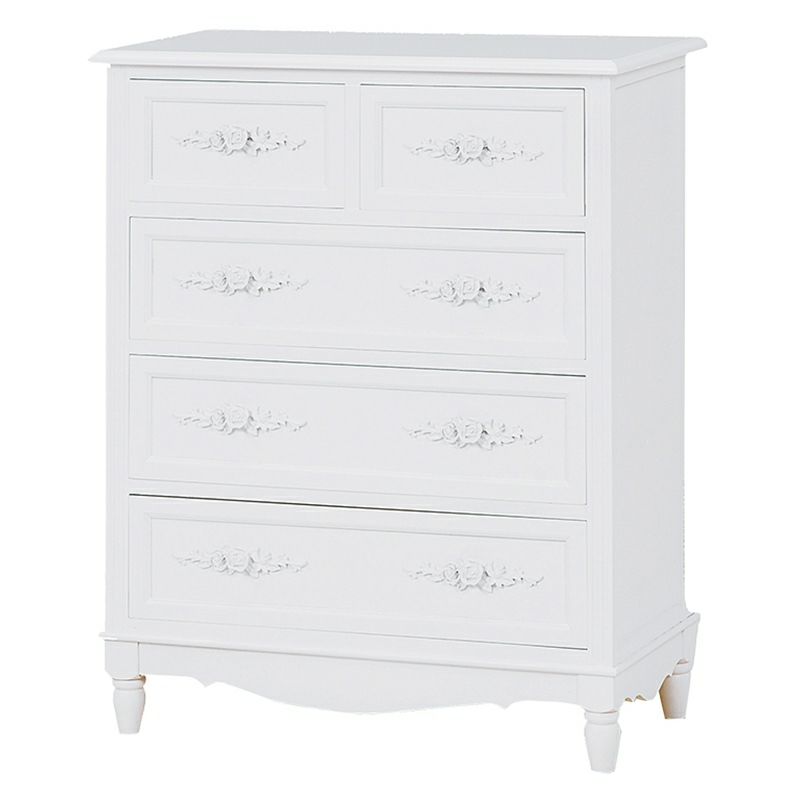 チェスト 4段 ホワイト 幅65cm 画像10