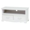 ヨーロピアン テレビ台 アンティーク調 ハンドル ホワイト 幅80cm 画像10