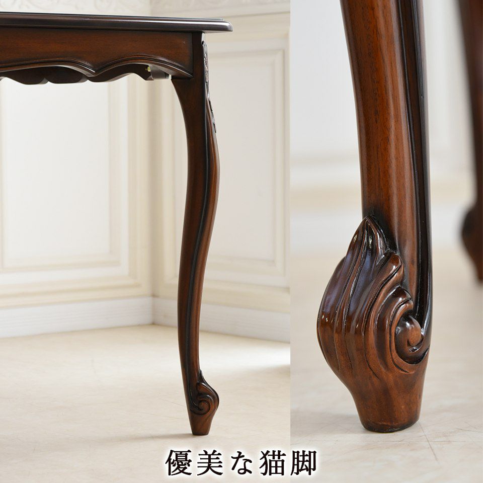 イタリアン マリナ グランデ 象嵌 長角 ダイニングテーブル 165cm 画像5