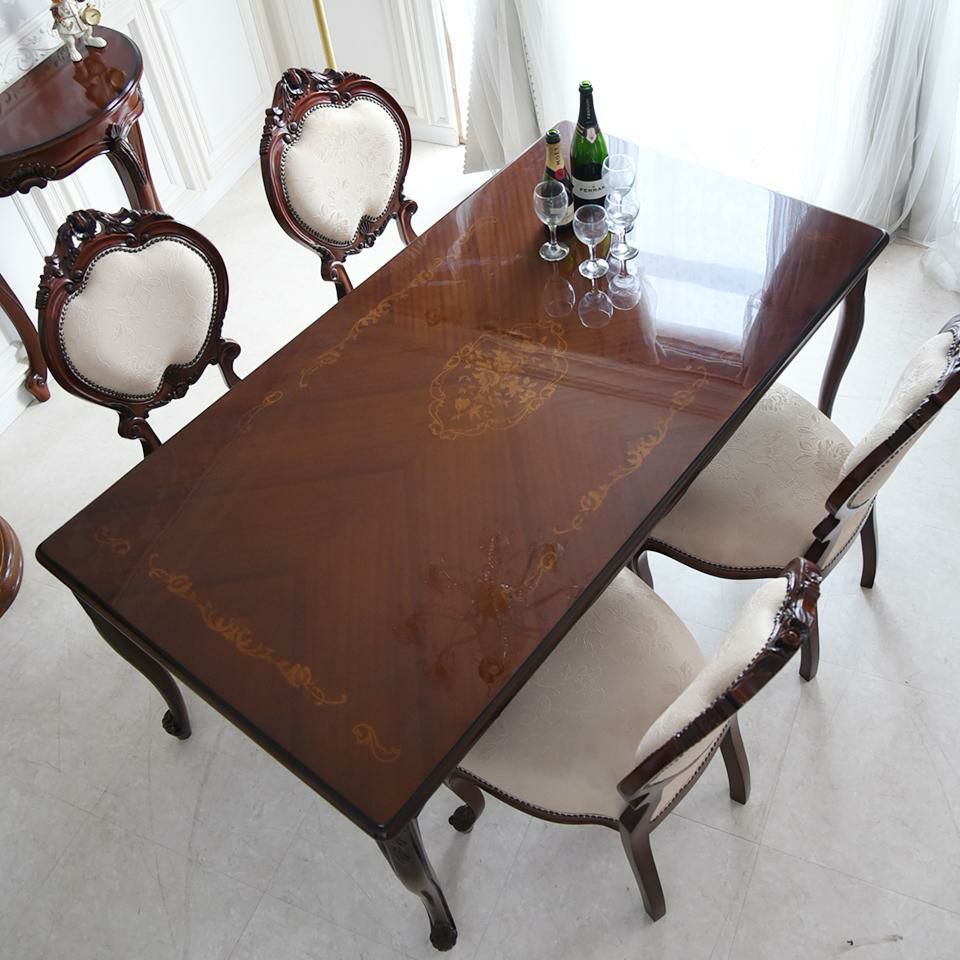 イタリアン マリナ グランデ 長方形 ダイニングセット5P 4人掛け ジュリアチェア 幅165cm 画像10