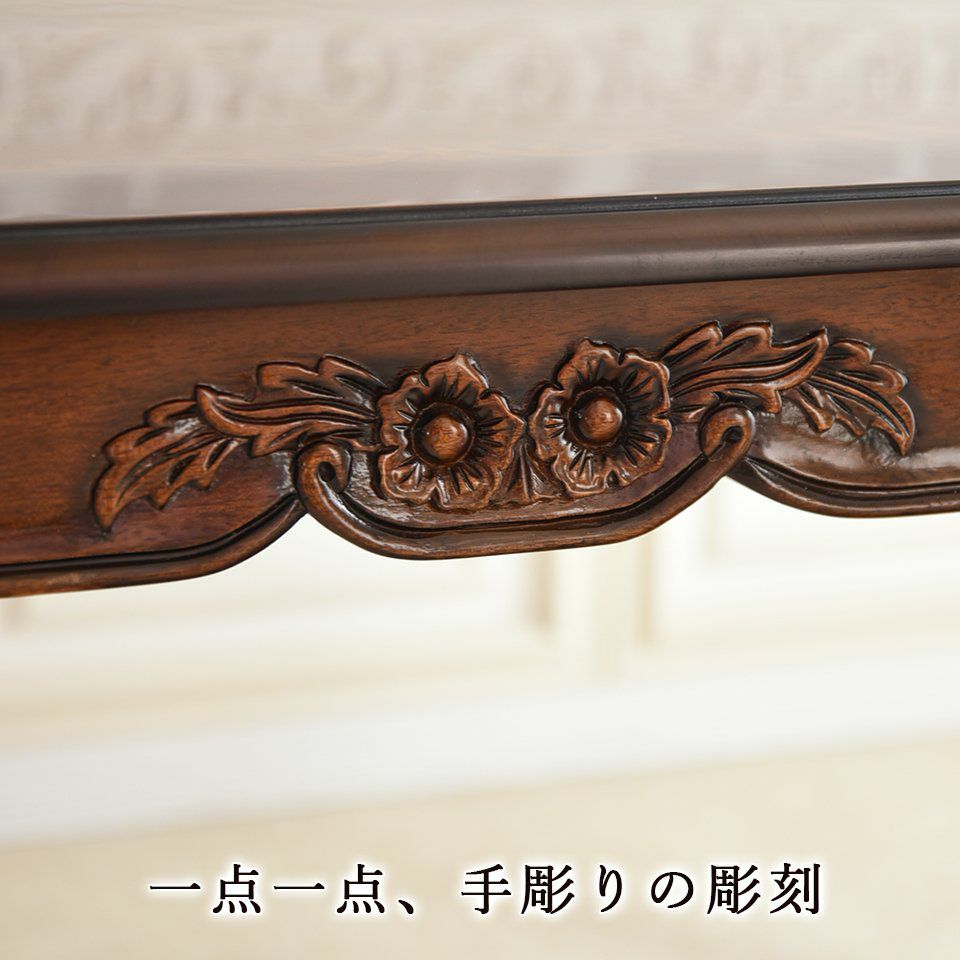 イタリアン マリナ グランデ 長方形 ダイニングセット7P 6人掛け ジュリアチェア 幅165cm 画像5