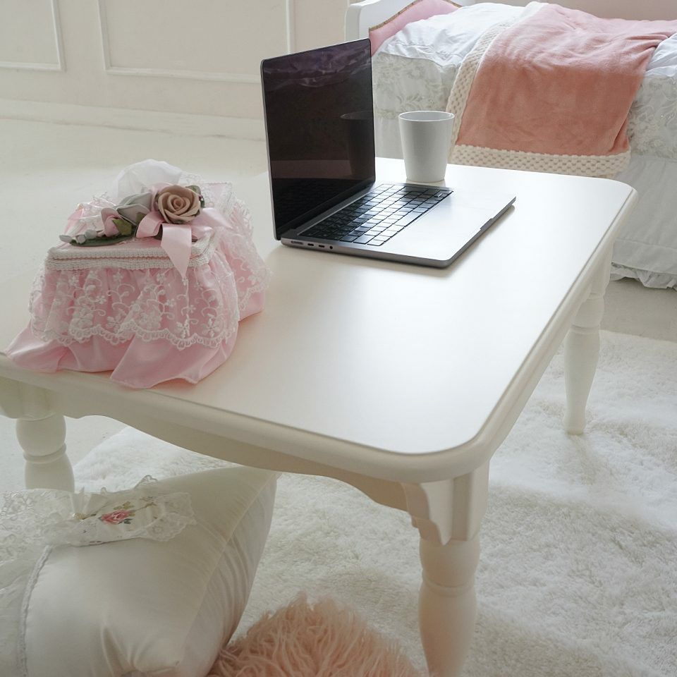 姫系 センターテーブル ローテーブル 引き出し付き 画像10