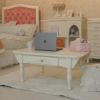 姫系 センターテーブル ローテーブル 引き出し付き 画像14