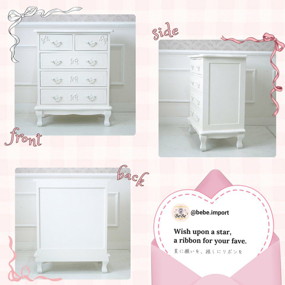 姫系チェスト 引き出し ロココ調 収納タンス 画像17