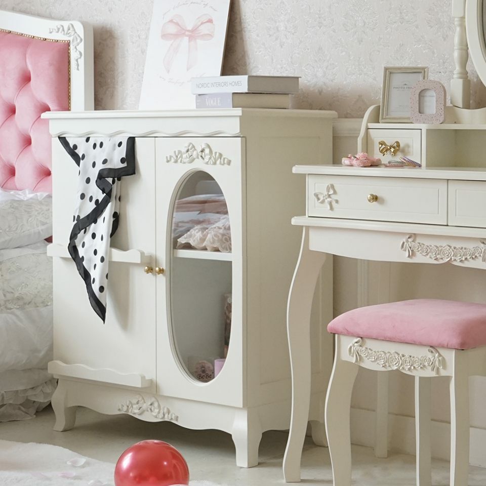 姫系キャビネット 推し活収納 ロココ調チェスト 画像5