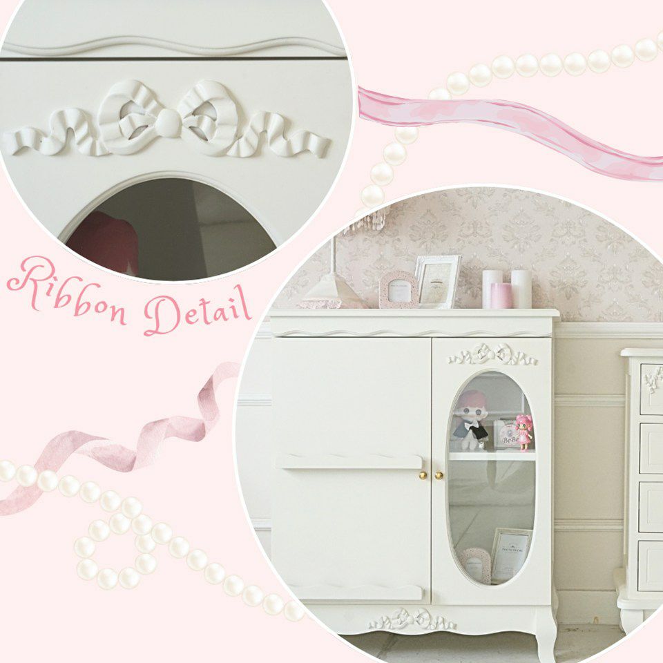 姫系キャビネット 推し活収納 ロココ調チェスト 画像6