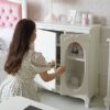 姫系キャビネット 推し活収納 ロココ調チェスト 画像8