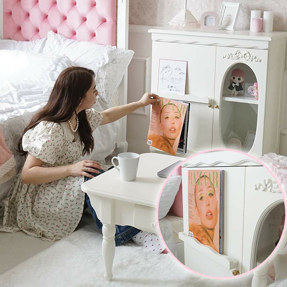 姫系キャビネット 推し活収納 ロココ調チェスト 画像13