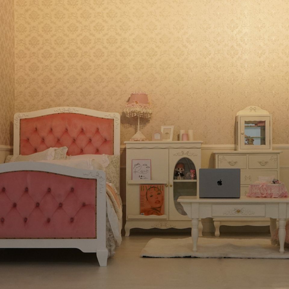 姫系キャビネット 推し活収納 ロココ調チェスト 画像17