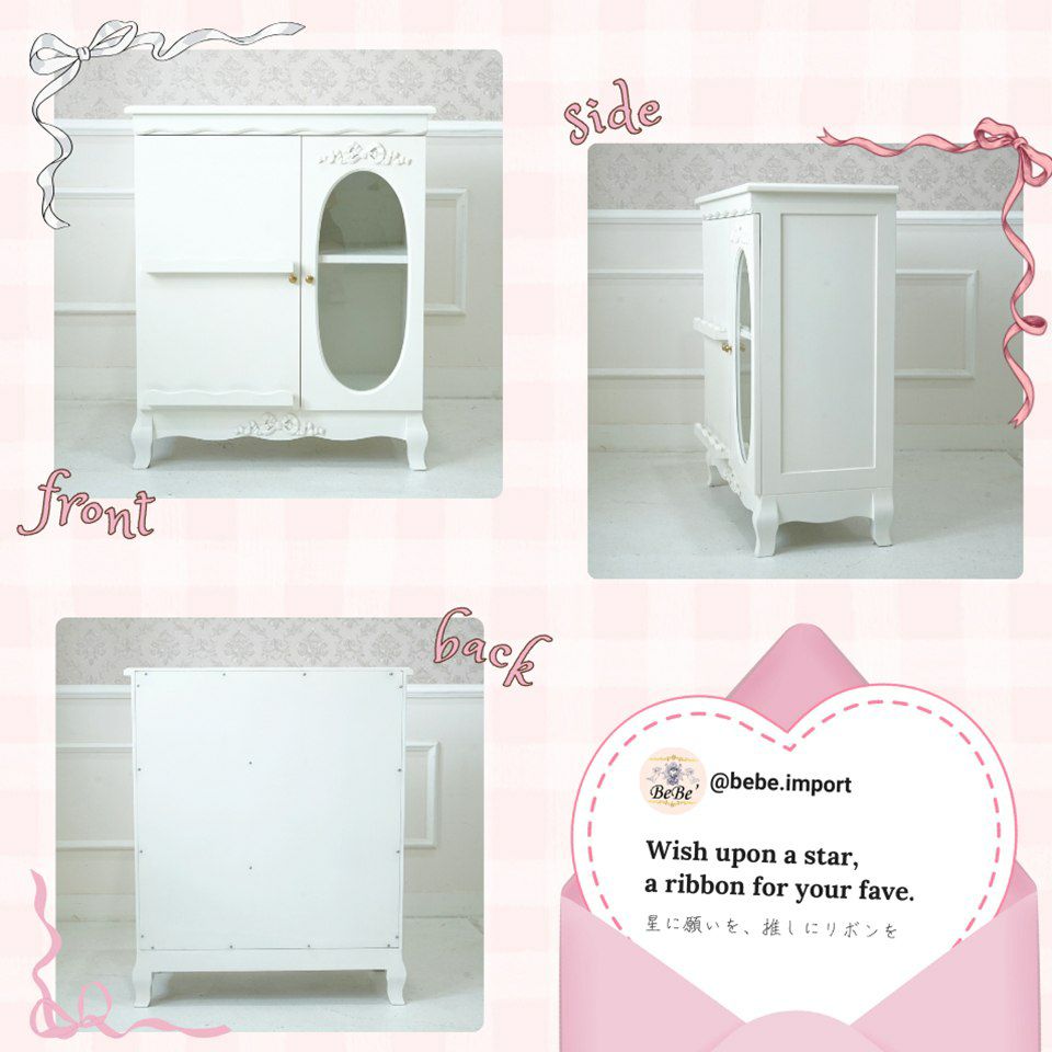 姫系キャビネット 推し活収納 ロココ調チェスト 画像18