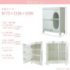 姫系キャビネット 推し活収納 ロココ調チェスト 画像22サイズ詳細