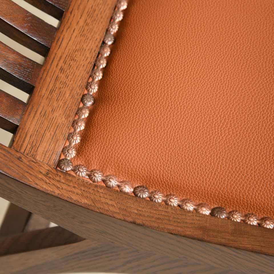 アンティーク調 スツール 英国調 足置き オーク材 玄関椅子 高級 画像5