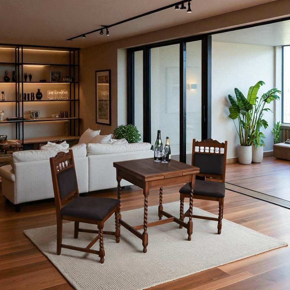 アンティーク調 伸長式 テーブル 英国調 ダイニングテーブル オーク材 高級 画像9