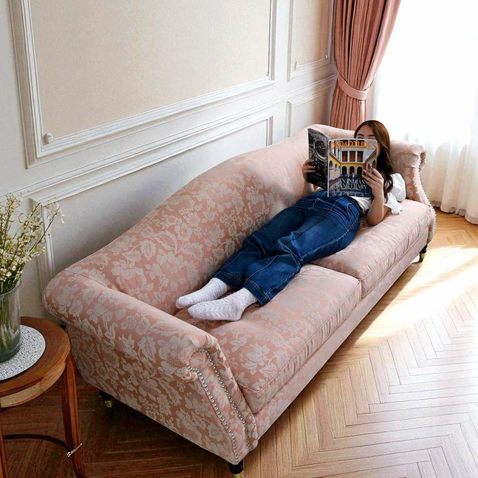 ヨーロピアン クラシック 姫系 ロココ調 3人掛けソファ 3Pソファ 画像11